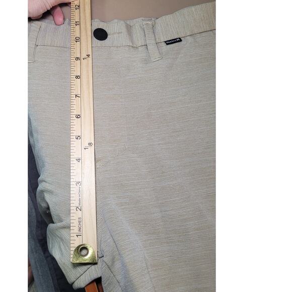 Hurley Men’s Phantom Hybrid Shorts 30 Khaki Dri-FIT 20” Flat Front EUC - Picture 13 of 13